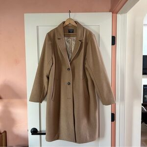Abercrombie & Fitch Tan Pea Coat